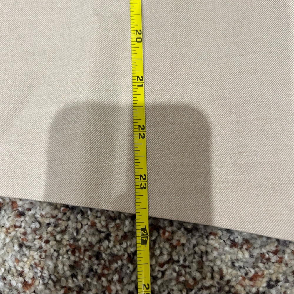 White House Black Market Tan Pencil Skirt Asymmetrical Slit - Picture 8 of 11
